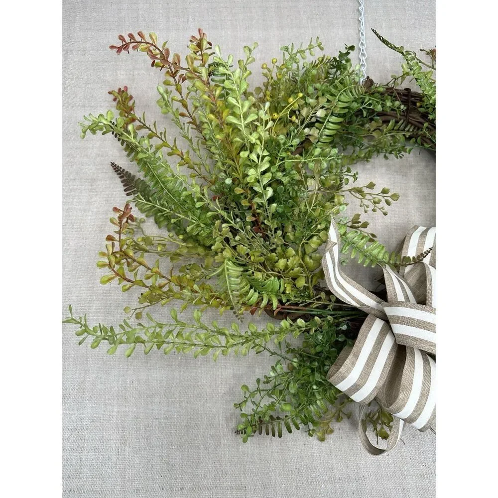 Handmade Decorative Wreath 18”x23” Front Door Wall Decor Rustic Farm House